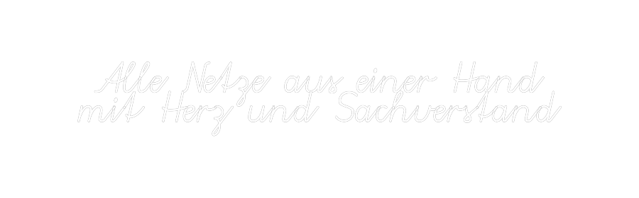 Konfigurator - Neon LED Clip - Personalisierter Indoor Schriftzug Alle Netze au...