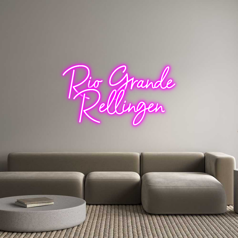 Konfigurator - Neon LED Flex - Personalisierter Indoor Schriftzug Rio Grande
R...