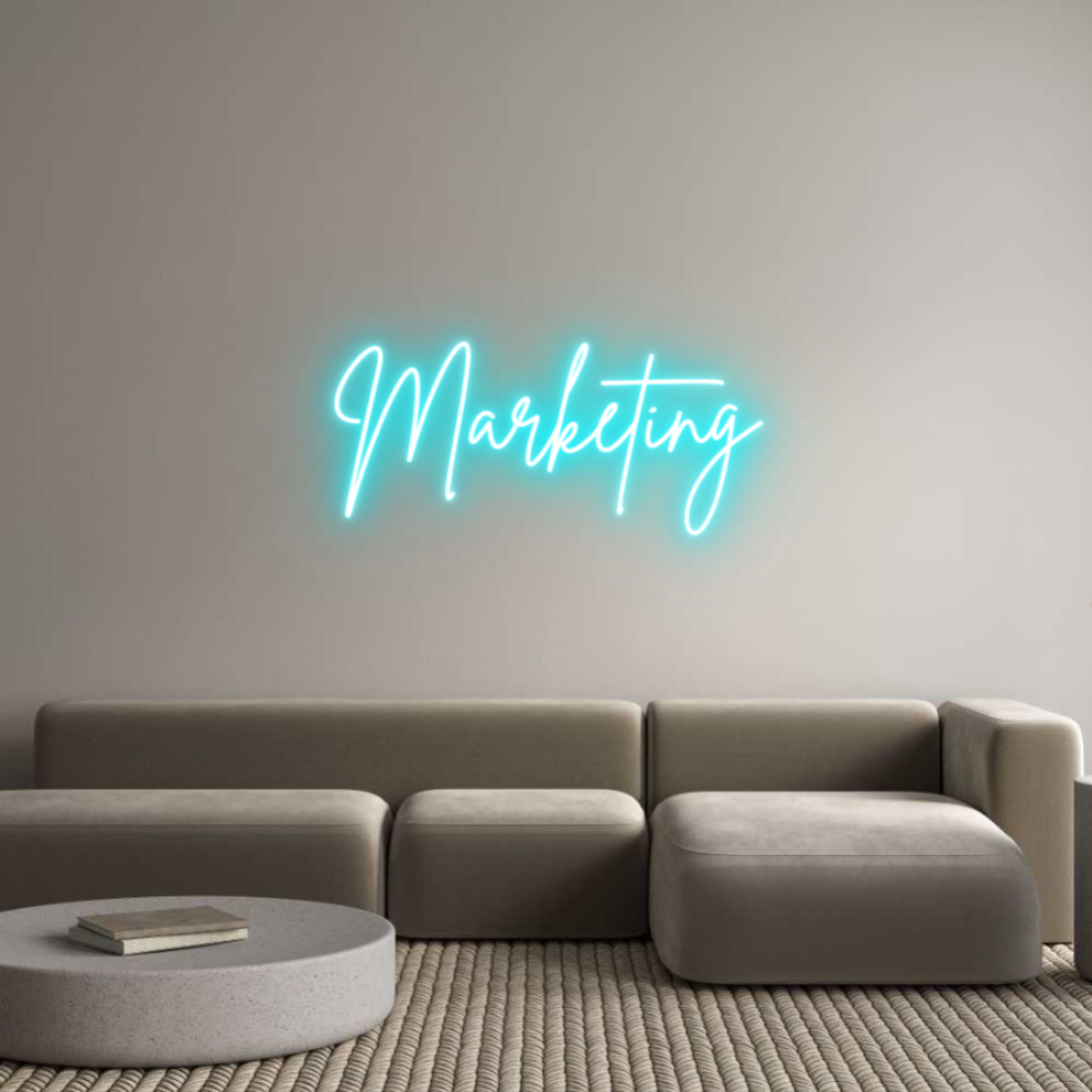 Konfigurator - Neon LED Flex - Personalisierter Indoor Schriftzug Marketing