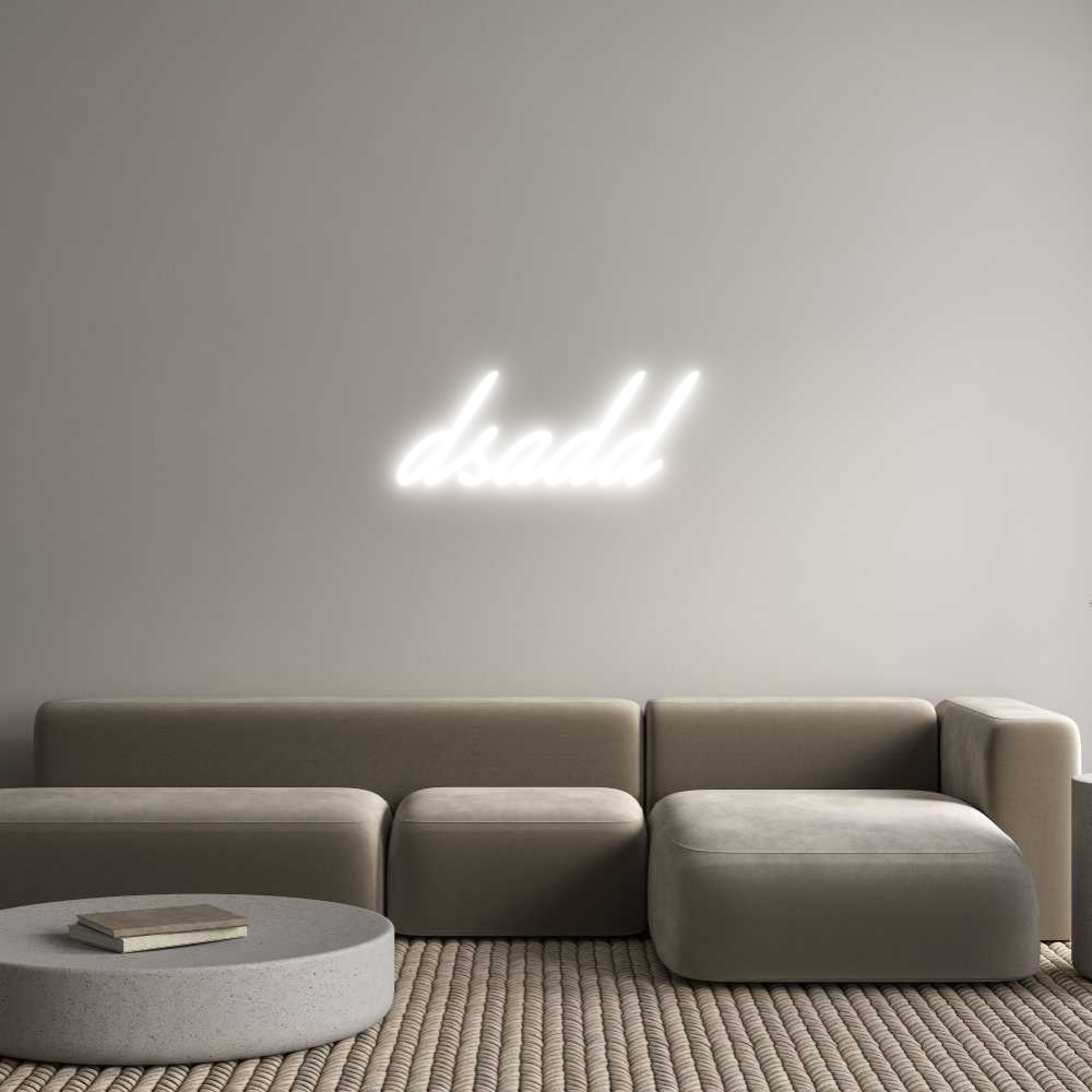 Konfigurator - Neon LED Clip - Personalisierter Indoor Schriftzug dsadd