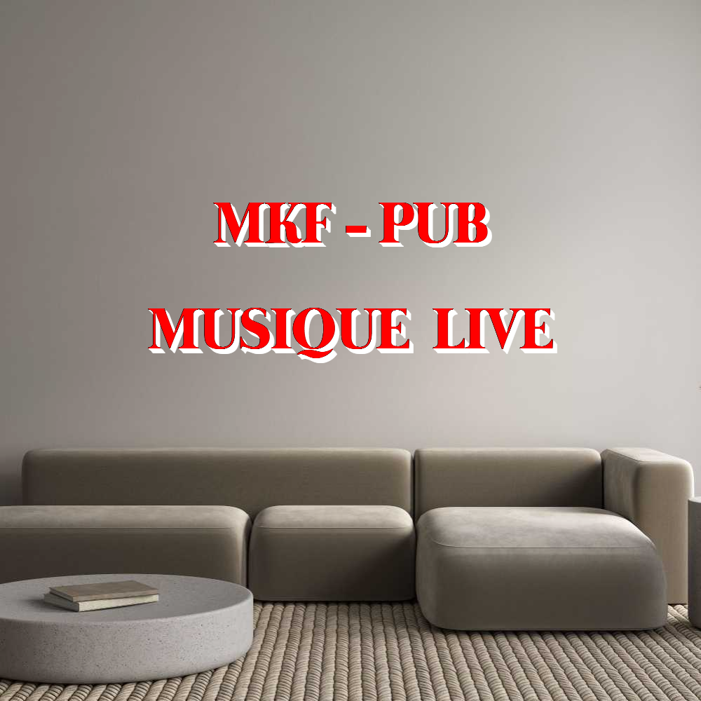 Configurateur - Enseignes lumineuses personnalisées & lettres lumineuses pour l'intérieur et l'extérieur MKF - PUB

...