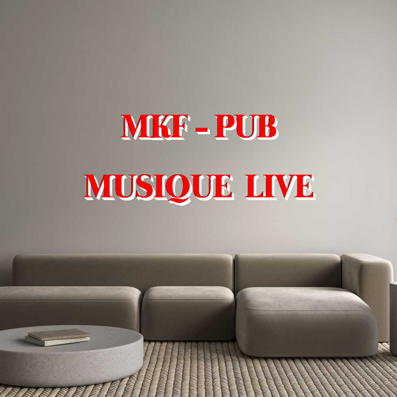 Configurateur - Enseignes lumineuses personnalisées & lettres lumineuses pour l'intérieur et l'extérieur MKF - PUB

...