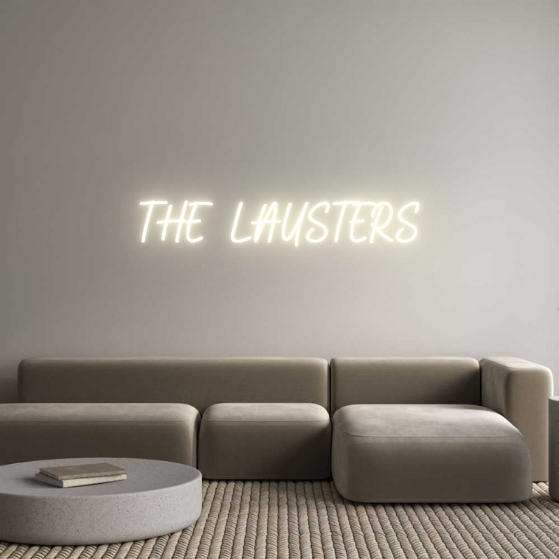 Konfigurator - Neon LED Flex - Personalisierter Indoor Schriftzug THE LAUSTERS