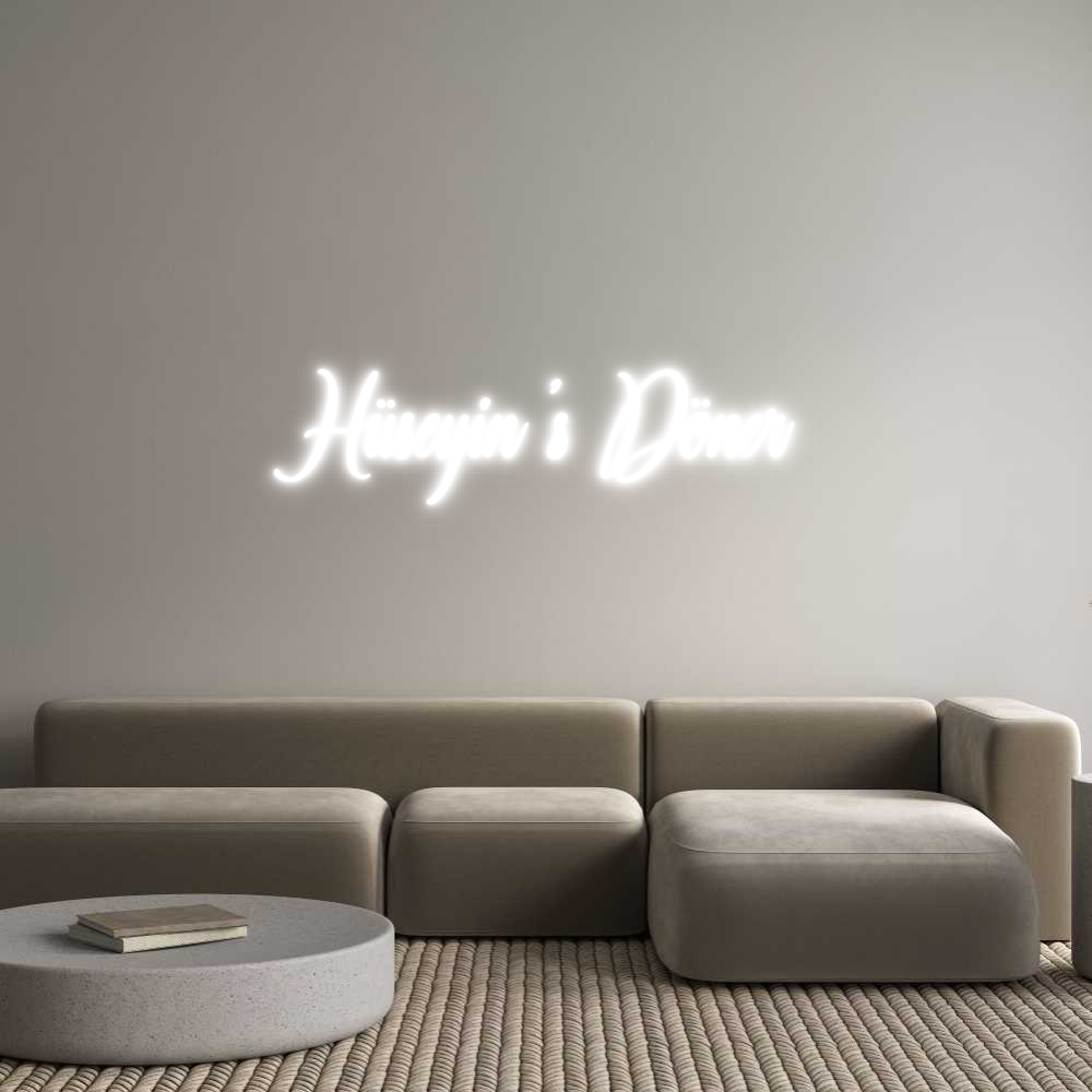 Konfigurator - Neon LED Clip - Personalisierter Indoor Schriftzug Hüseyin’s Dön...