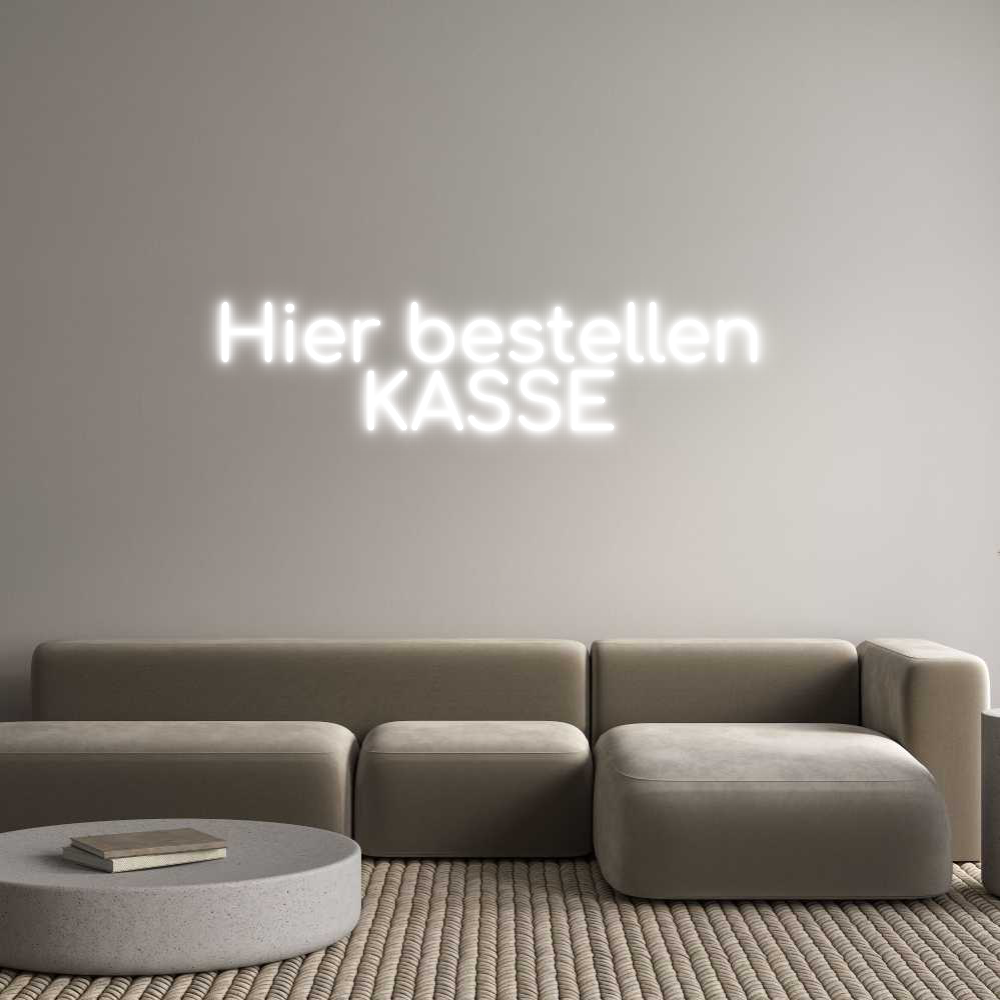 Konfigurator - Neon LED Flex - Personalisierter Indoor Schriftzug Hier bestelle...