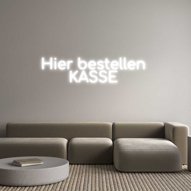 Konfigurator - Neon LED Flex - Personalisierter Indoor Schriftzug Hier bestelle...