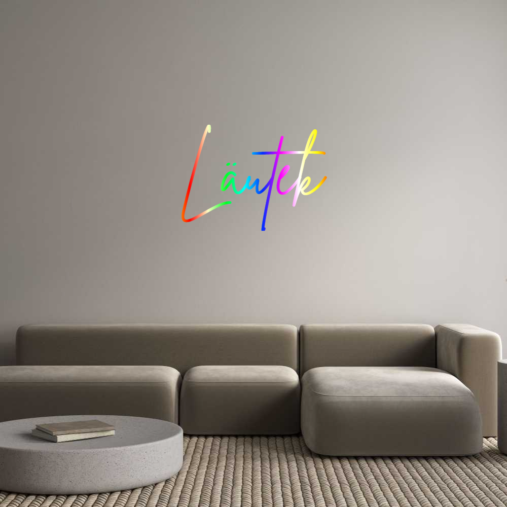 Konfigurator - Neon LED Clip - Personalisierter Indoor Schriftzug Läutek
