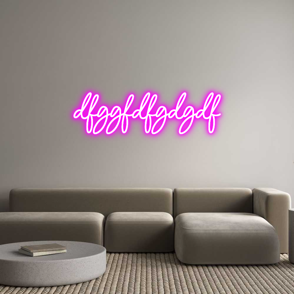 Konfigurator - Neon LED Liquid Acryl - Personalisierter Indoor & Outdoor Schriftzug dfggfdfgdgdf