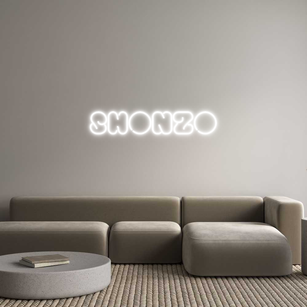 Konfigurator - Neon LED Flex - Personalisierter Indoor Schriftzug SHONZO