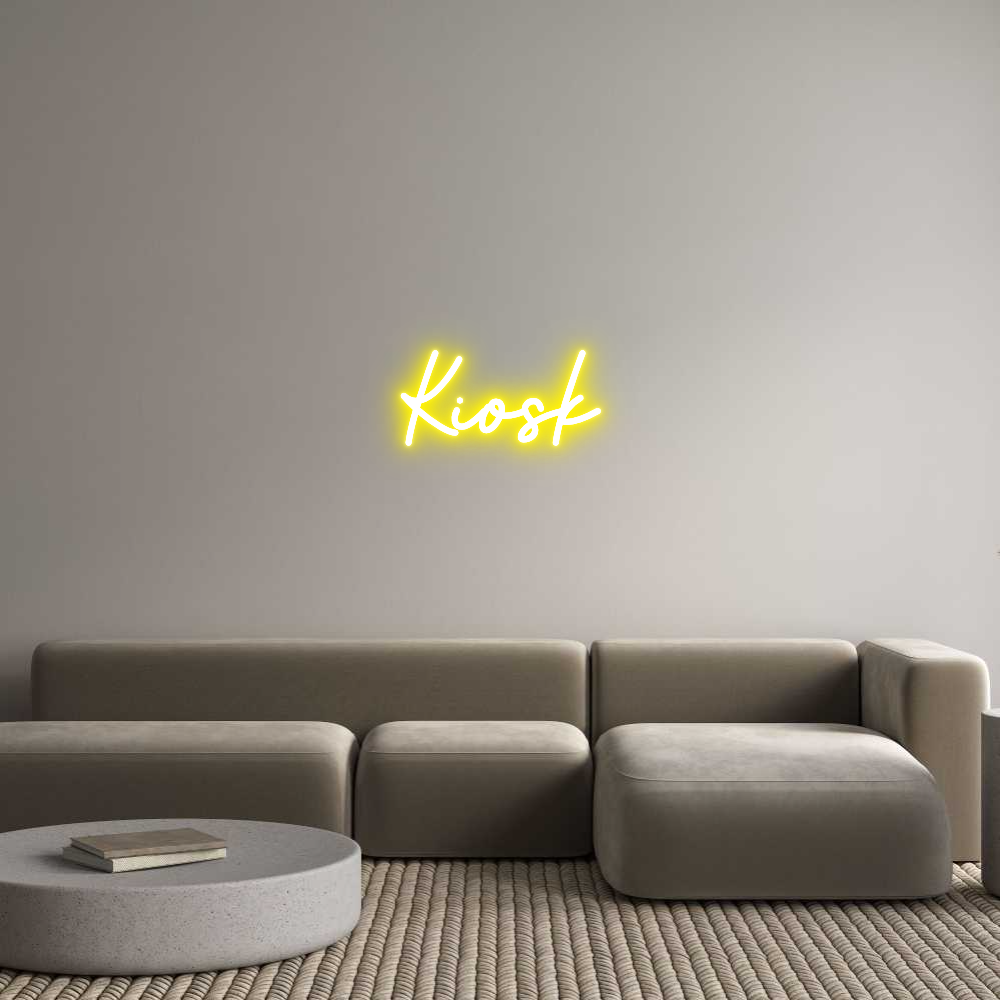 Konfigurator - Neon LED Clip - Personalisierter Indoor Schriftzug Kiosk