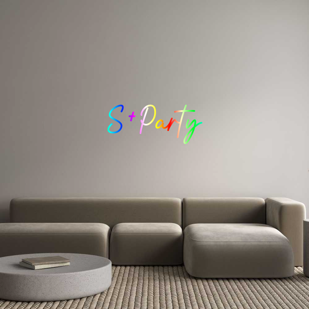 Konfigurator - Neon LED Clip - Personalisierter Indoor Schriftzug S+Party
