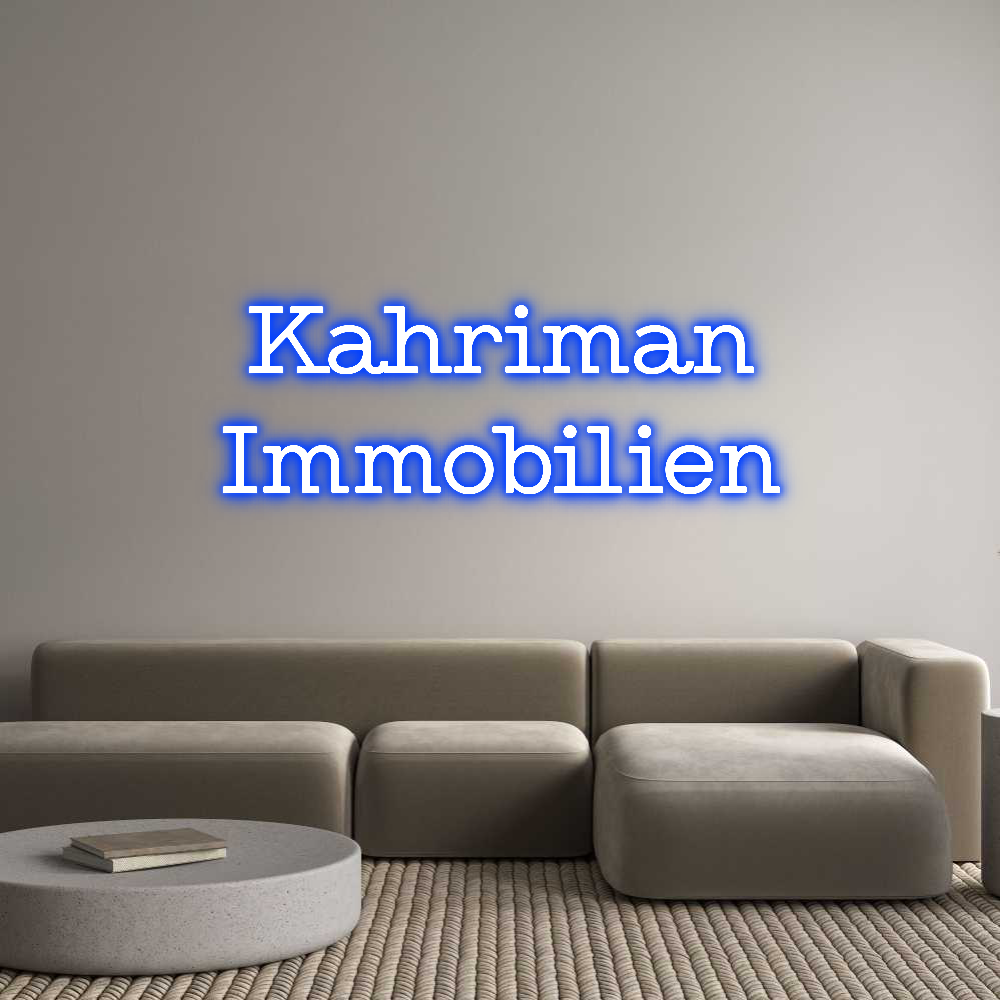 Konfigurator - Neon LED Liquid Acryl - Personalisierter Indoor & Outdoor Schriftzug Kahriman
Imm...
