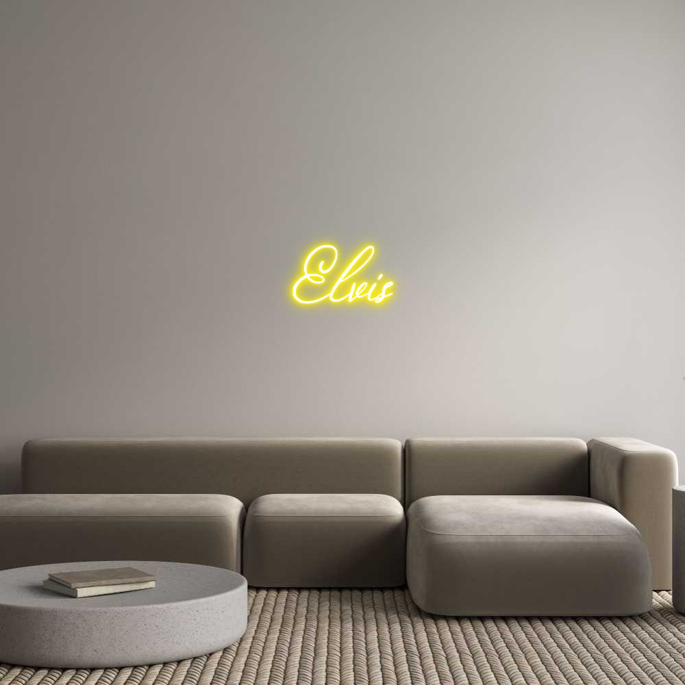 Konfigurator - Neon LED Clip - Personalisierter Indoor Schriftzug Elvis