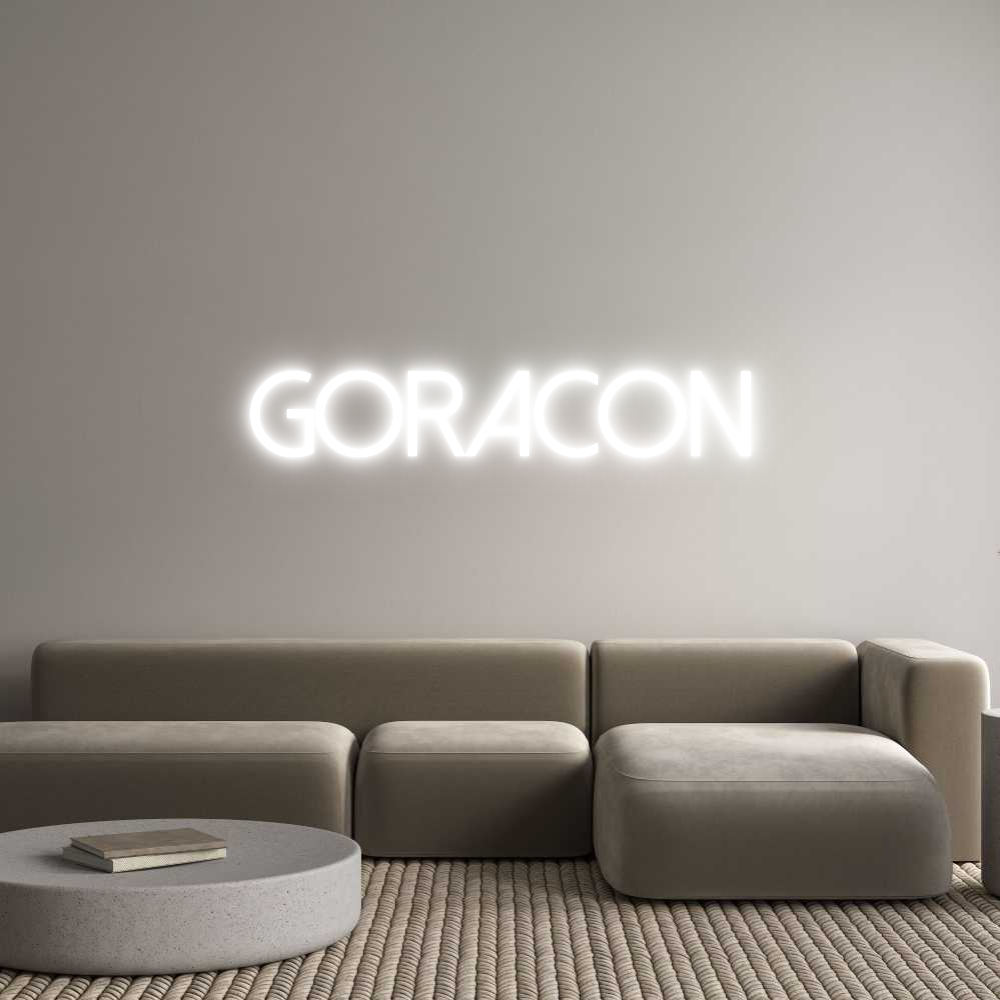 Konfigurator - Neon LED Clip - Personalisierter Indoor Schriftzug goracon