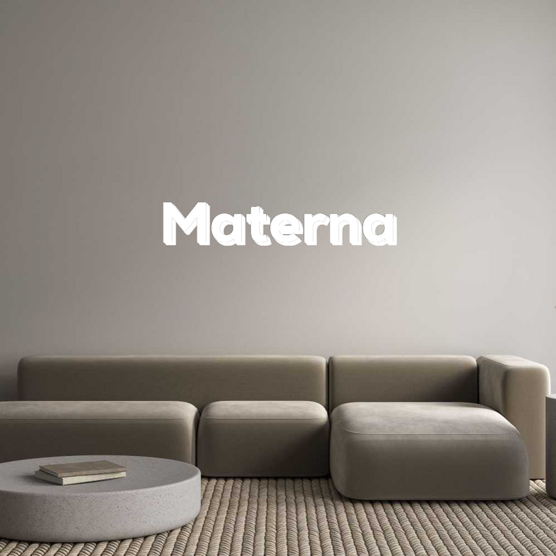 Konfigurator - Personalisierte Leuchtreklame & Leuchtbuchstaben Materna