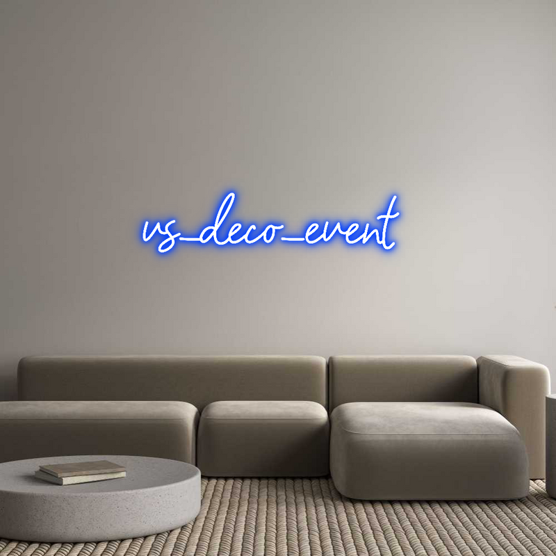 Konfigurator - Neon LED Flex - Personalisierter Indoor Schriftzug vs_deco_event