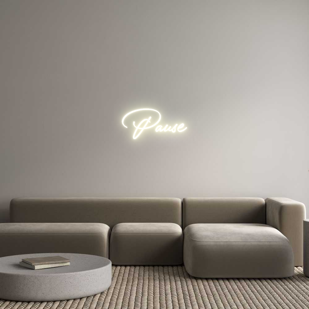 Konfigurator - Neon LED Flex - Personalisierter Indoor Schriftzug Pause