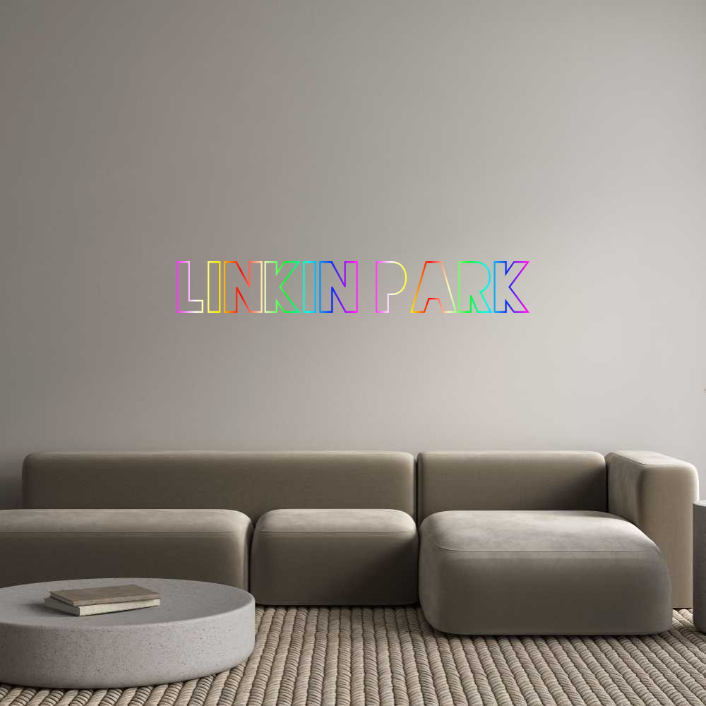 Konfigurator - Neon LED Clip - Personalisierter Indoor Schriftzug Linkin Park