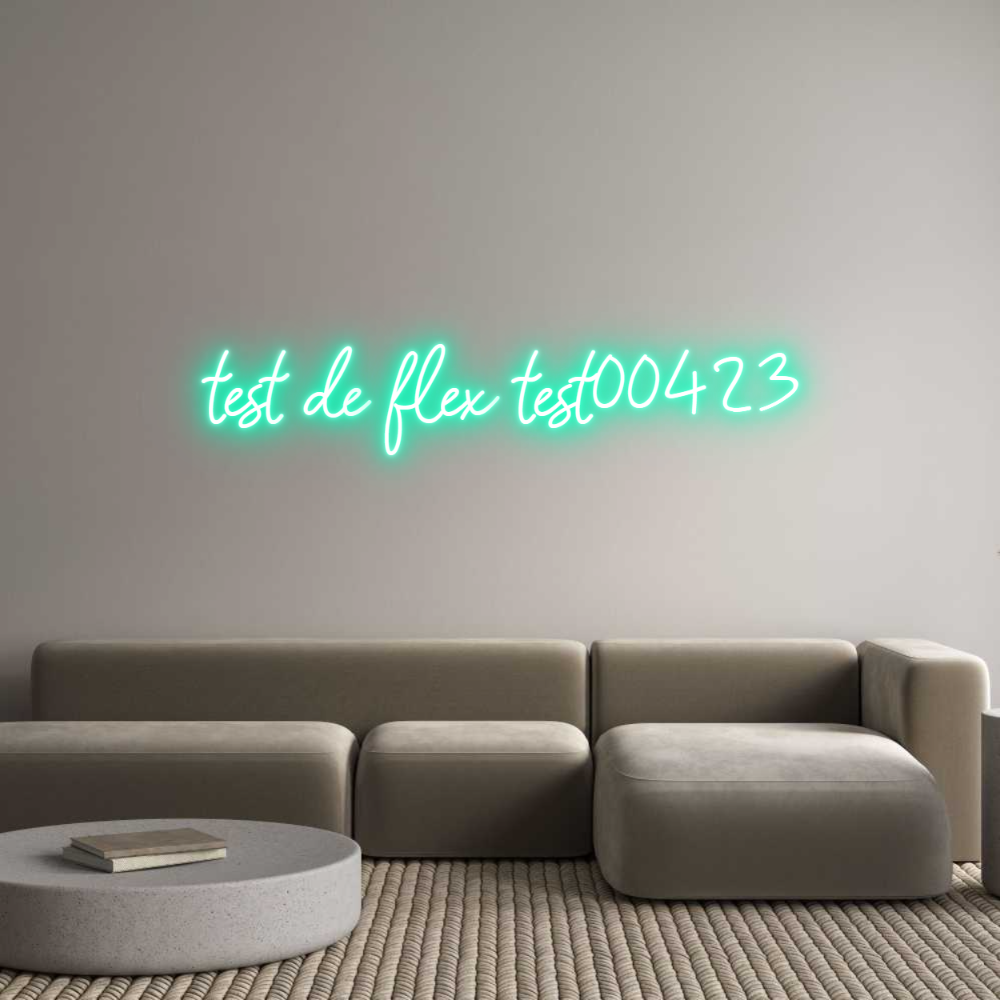 Konfigurator - Neon LED Flex - Personalisierter Indoor Schriftzug test de flex ...