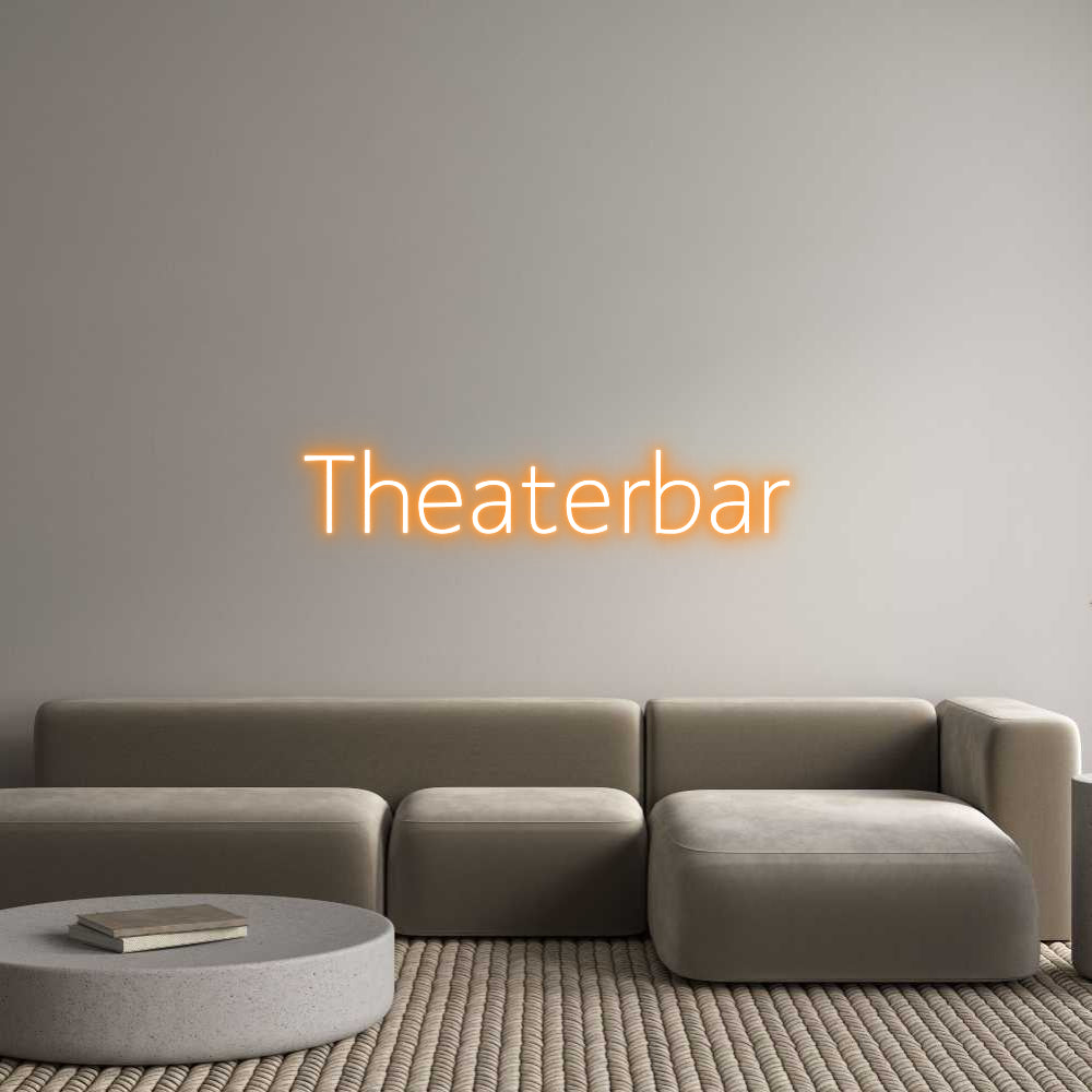 Konfigurator - Neon LED Clip - Personalisierter Indoor Schriftzug Theaterbar