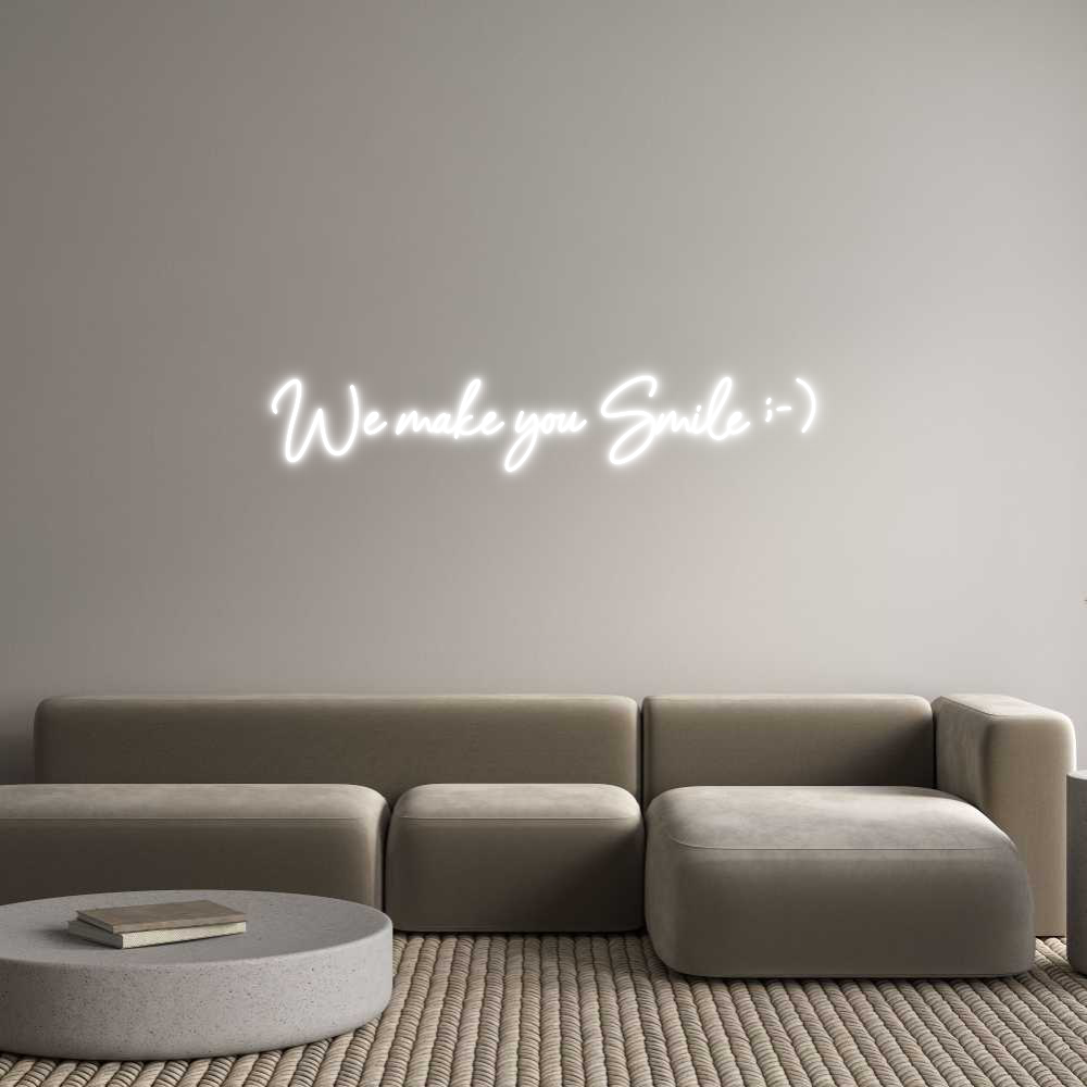 Konfigurator - Neon LED Flex - Personalisierter Indoor Schriftzug We make you S...