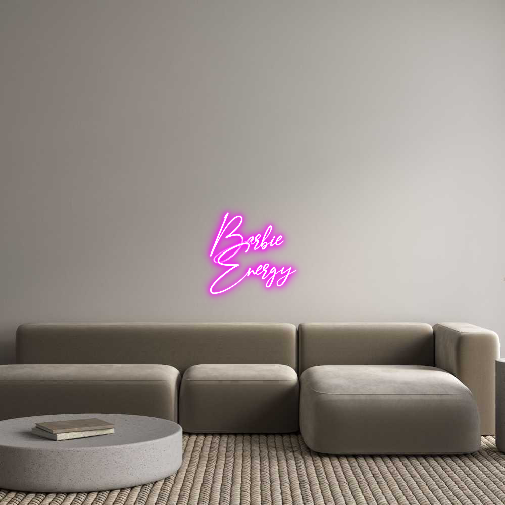Konfigurator - Neon LED Clip - Personalisierter Indoor Schriftzug Barbie
Energ...