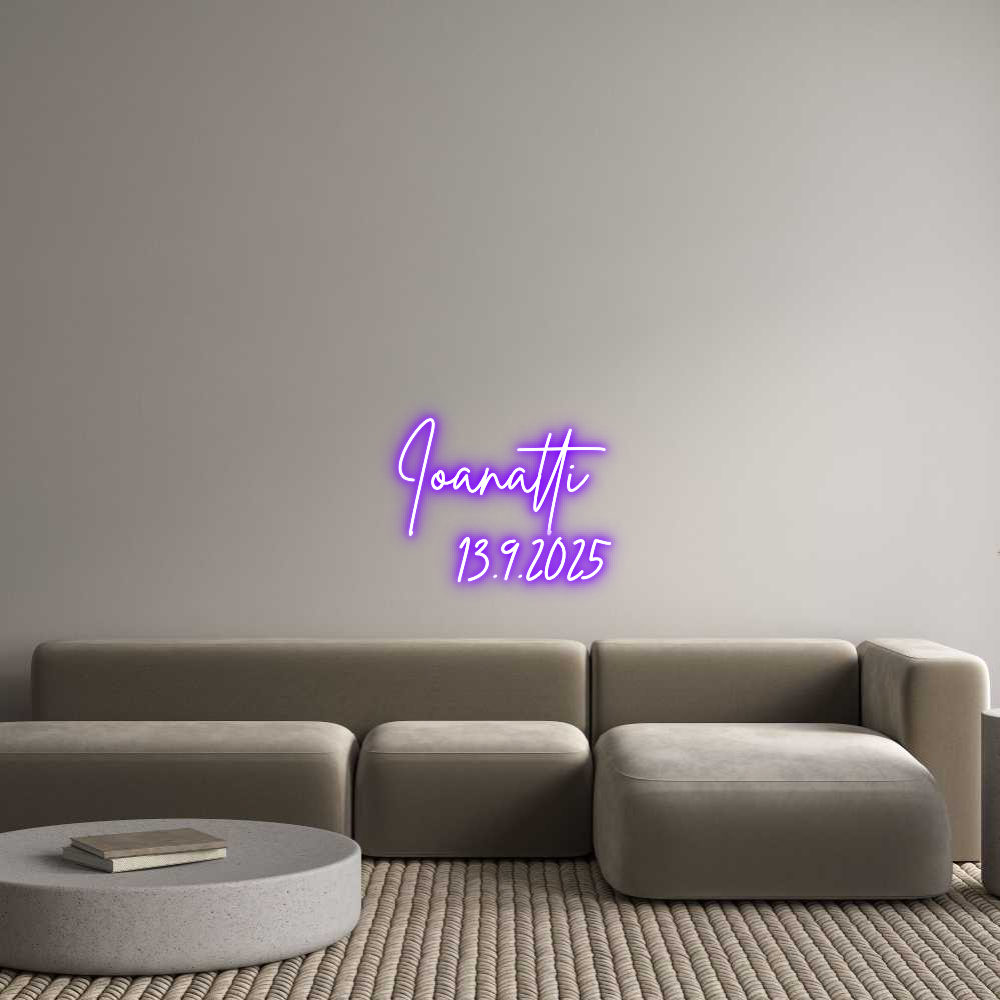 Konfigurator - Neon LED Flex - Personalisierter Indoor Schriftzug Ioanatti
   ...
