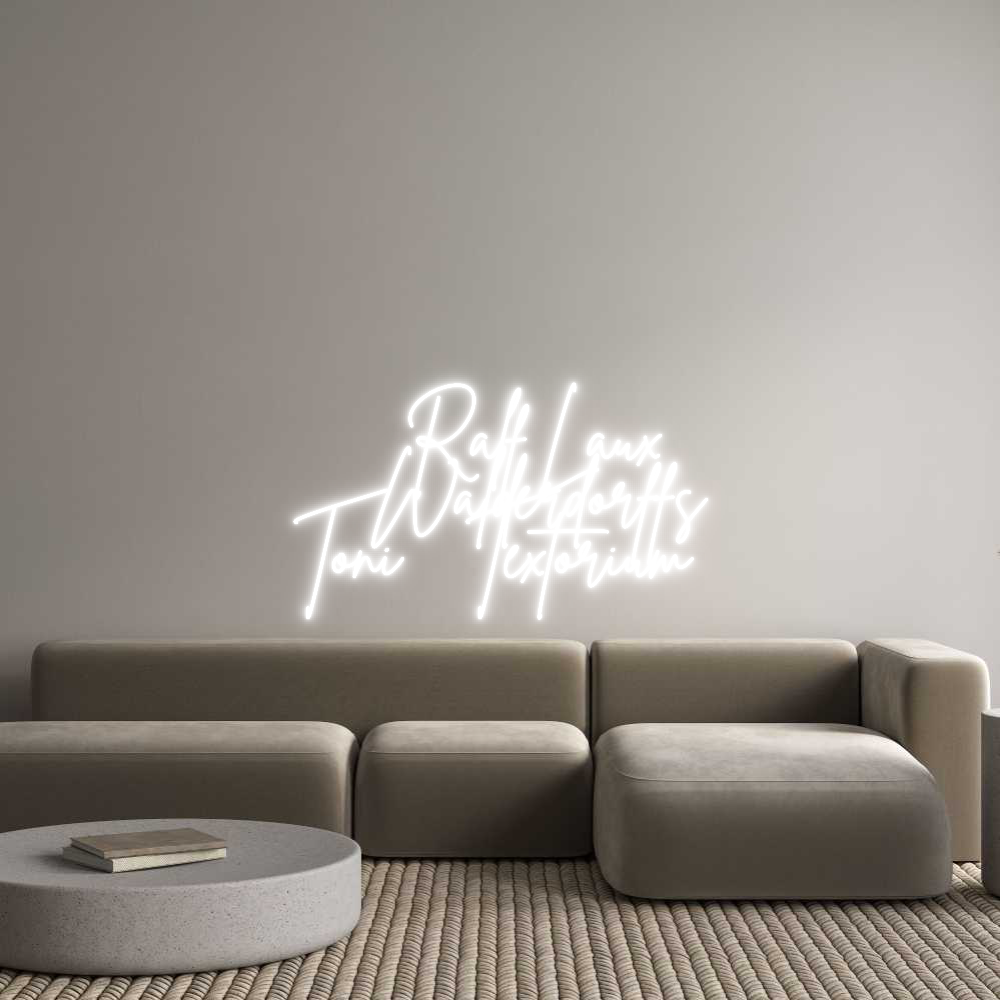 Konfigurator - Neon LED Clip - Personalisierter Indoor Schriftzug Ralf Laux
Wa...