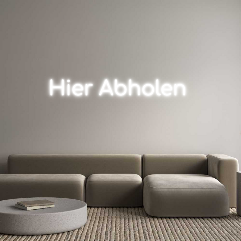 Konfigurator - Neon LED Flex - Personalisierter Indoor Schriftzug Hier Abholen ...