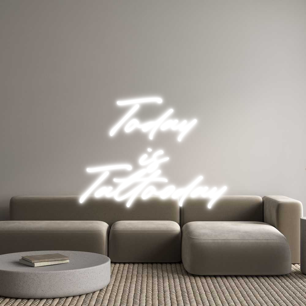 Konfigurator - Neon LED Clip - Personalisierter Indoor Schriftzug Today
is
Ta...