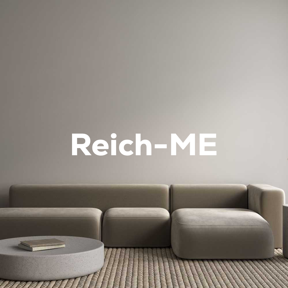 Konfigurator - Personalisierte Leuchtreklame & Leuchtbuchstaben Reich-ME
