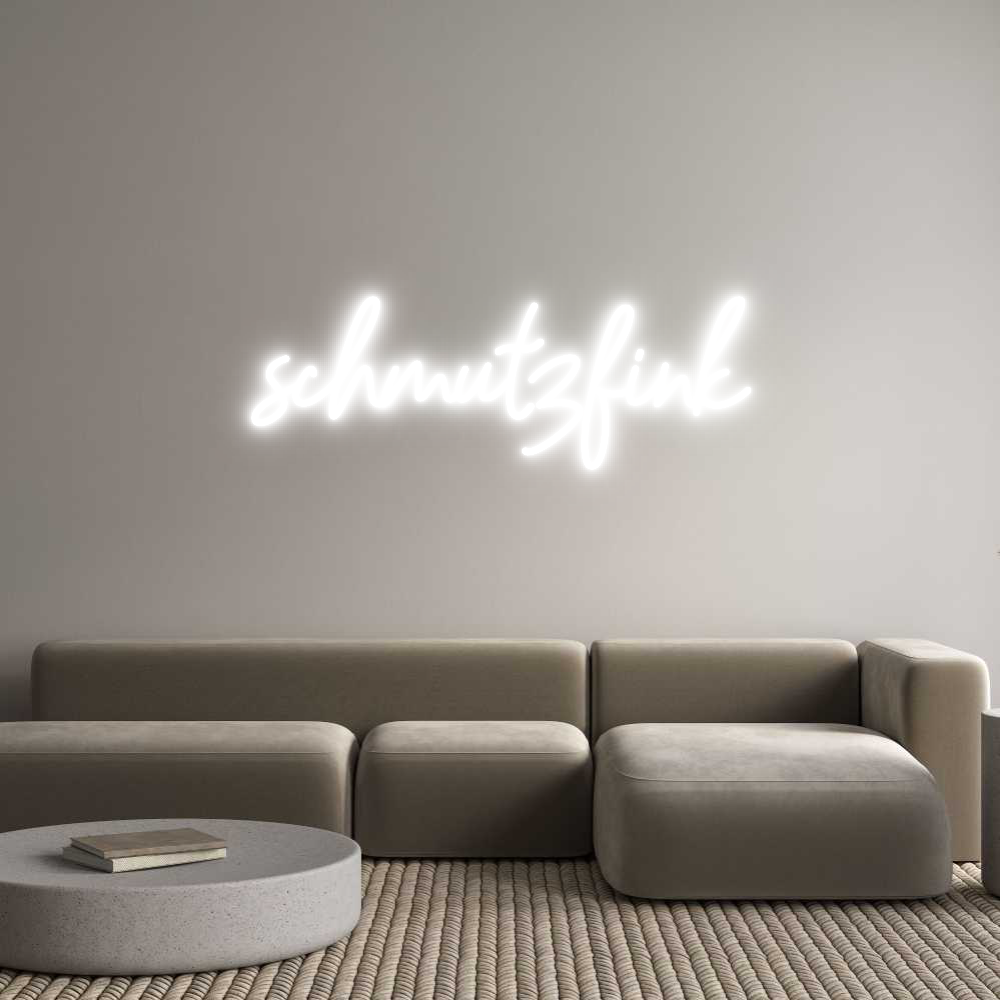 Konfigurator - Neon LED Clip - Personalisierter Indoor Schriftzug schmutzfink
