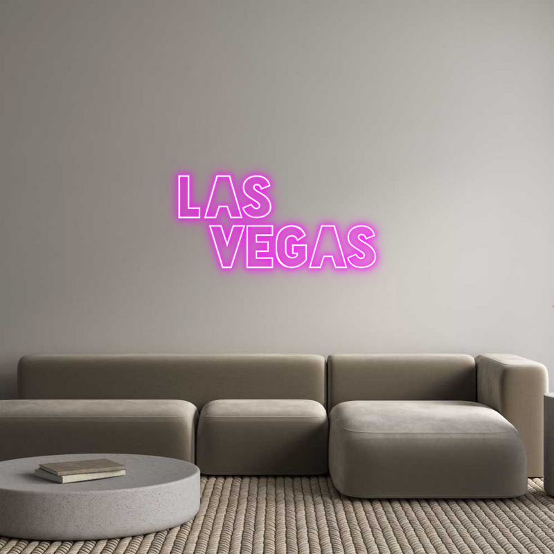 Konfigurator - Neon LED Flex - Personalisierter Indoor Schriftzug Las   
  Vegas
