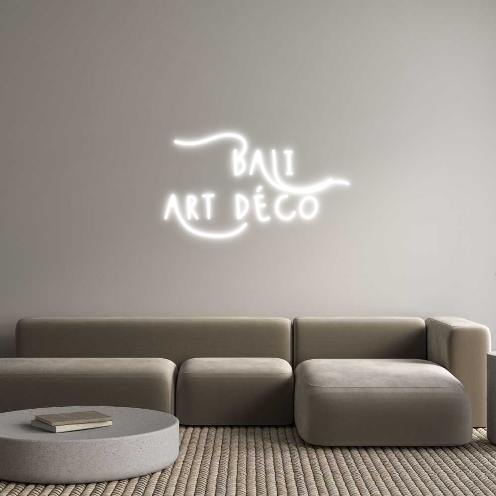 Konfigurator - Neon LED Clip - Personalisierter Indoor Schriftzug   BALI
Art d...