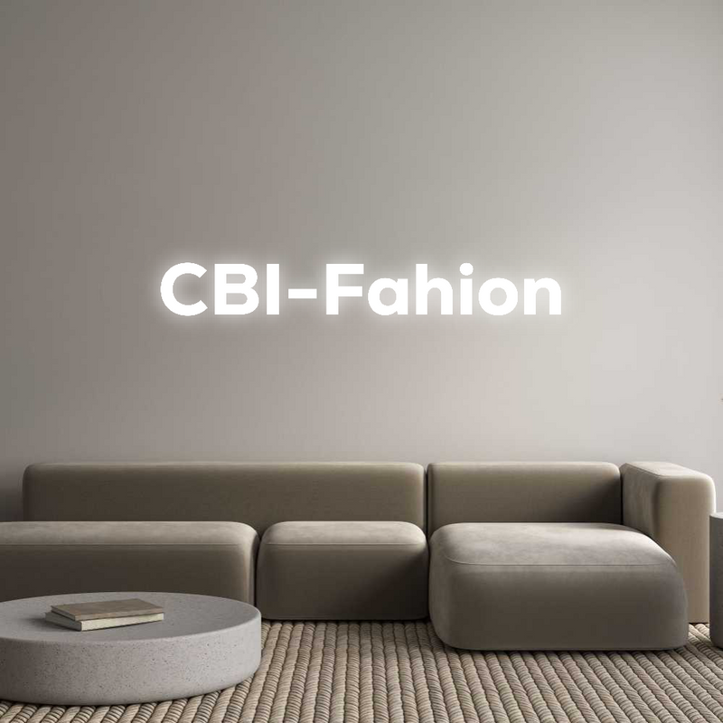 Konfigurator - Personalisierte Leuchtreklame & Leuchtbuchstaben CBI-Fahion