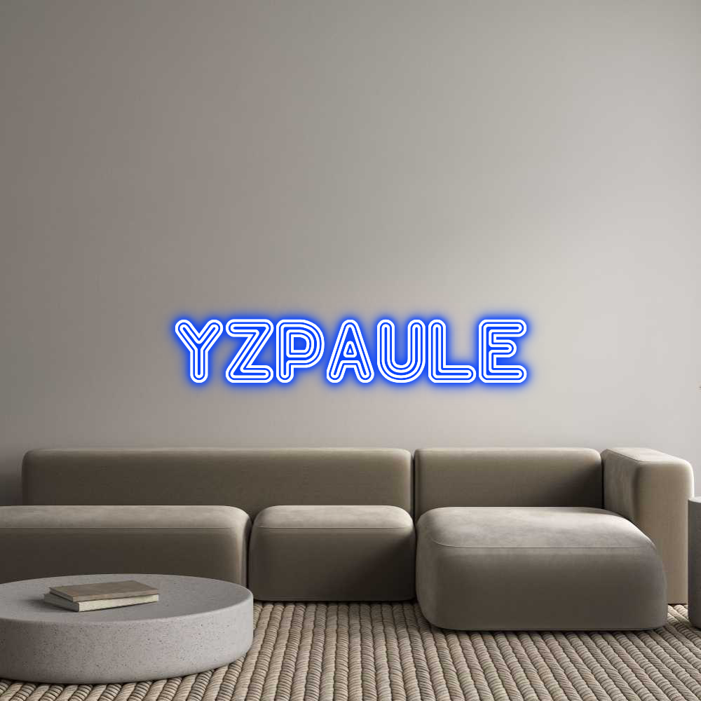 Konfigurator - Neon LED Clip - Personalisierter Indoor Schriftzug yzpaule