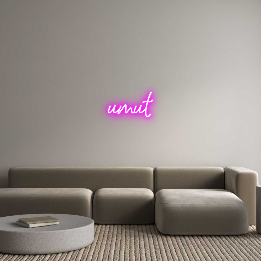 Konfigurator - Neon LED Flex - Personalisierter Indoor Schriftzug umut