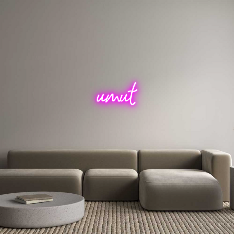Konfigurator - Neon LED Flex - Personalisierter Indoor Schriftzug umut