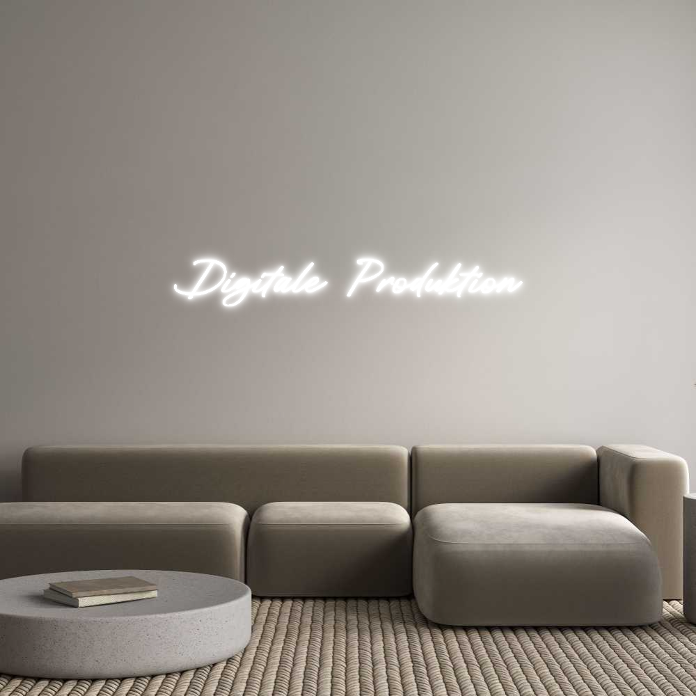 Konfigurator - Neon LED Clip - Personalisierter Indoor Schriftzug Digitale Prod...