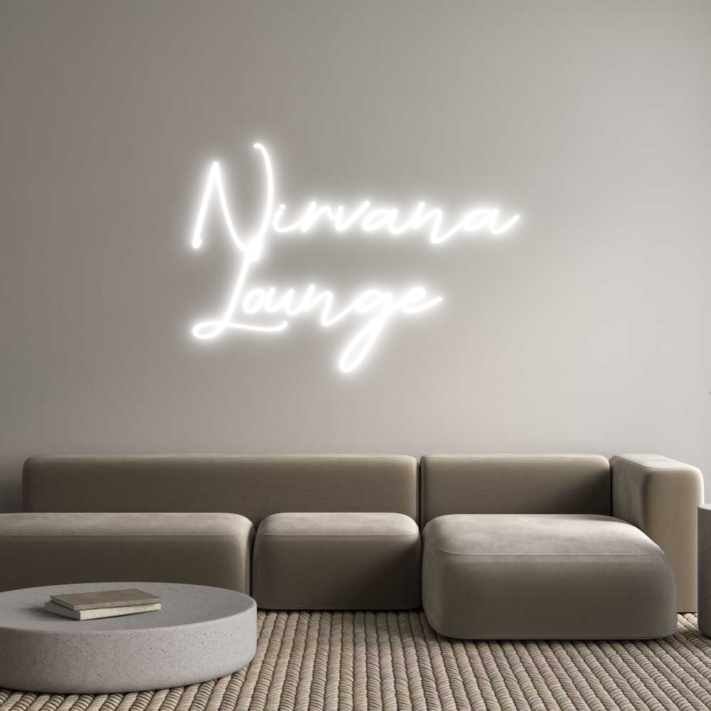 Konfigurator - Neon LED Flex - Personalisierter Indoor Schriftzug Nirvana
Lounge
