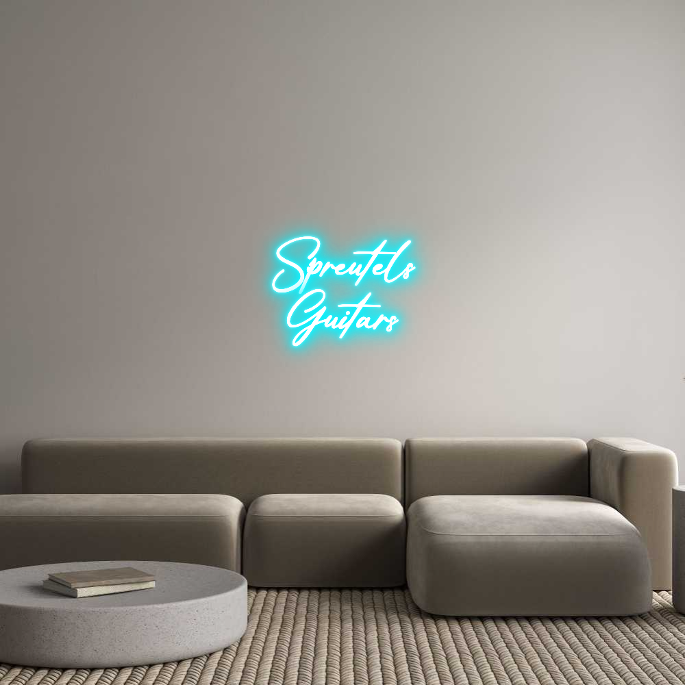Konfigurator - Neon LED Flex - Personalisierter Indoor Schriftzug Spreutels
 G...