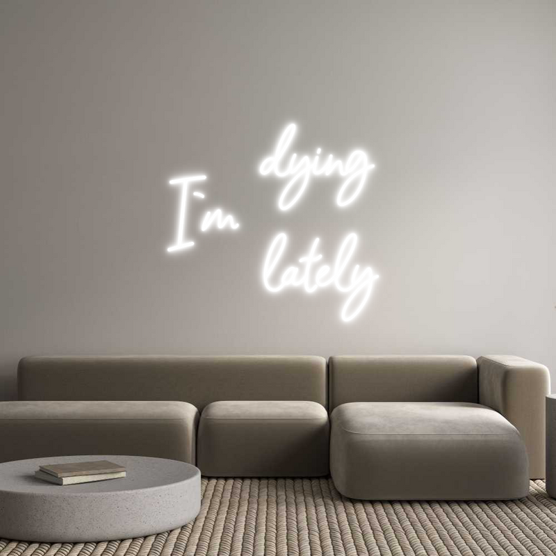 Konfigurator - Neon LED Liquid Acryl - Personalisierter Indoor & Outdoor Schriftzug        dying ...