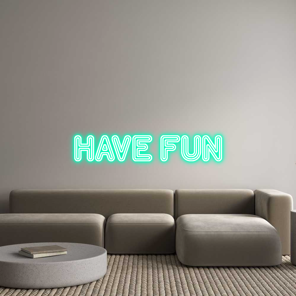Konfigurator - Neon LED Flex - Personalisierter Indoor Schriftzug Have fun