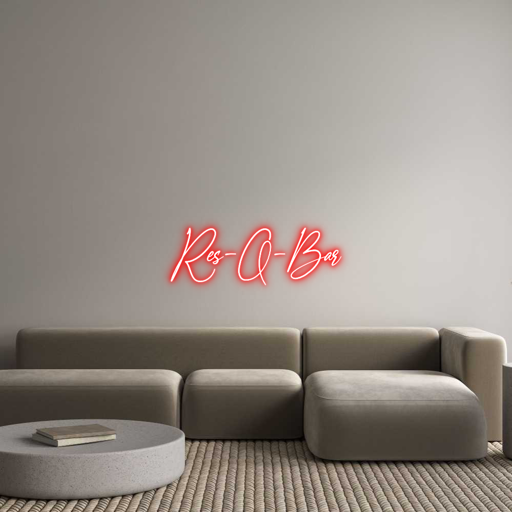 Konfigurator - Neon LED Clip - Personalisierter Indoor Schriftzug Res-Q-Bar