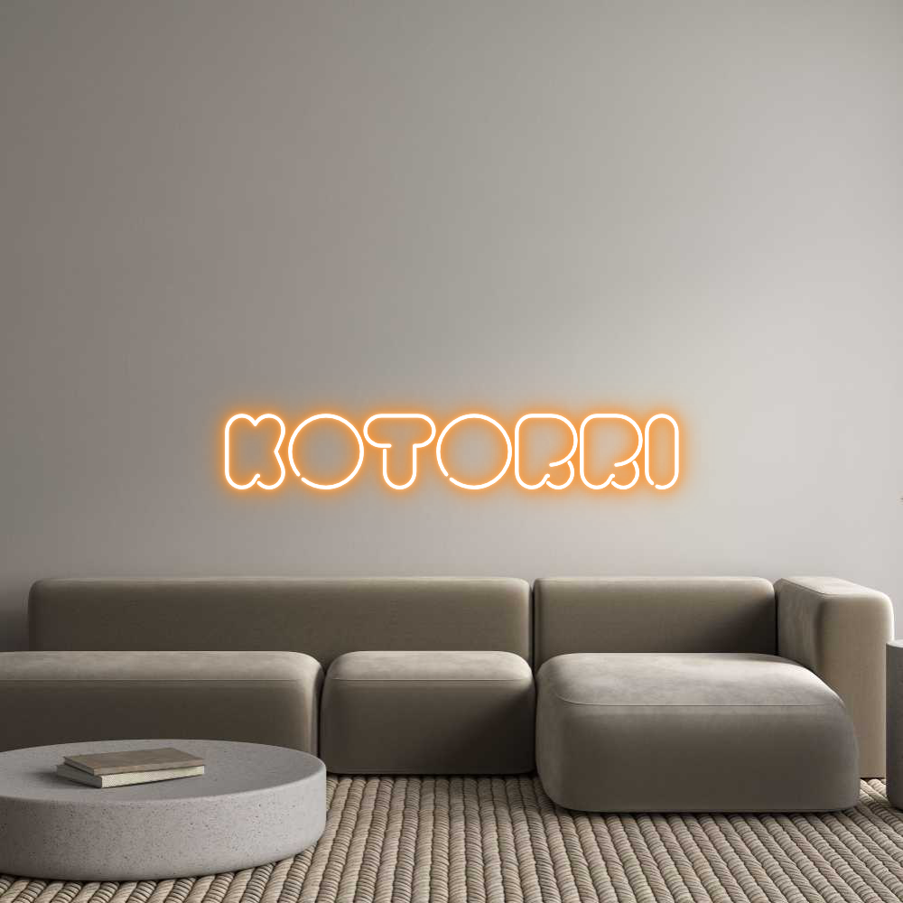 Konfigurator - Neon LED Clip - Personalisierter Indoor Schriftzug Kotorri