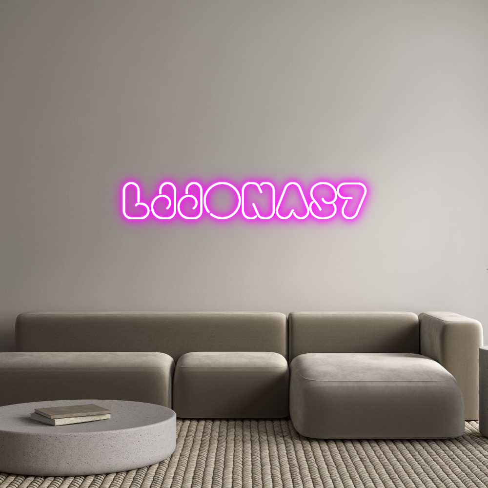 Konfigurator - Neon LED Clip - Personalisierter Indoor Schriftzug ljjonas7