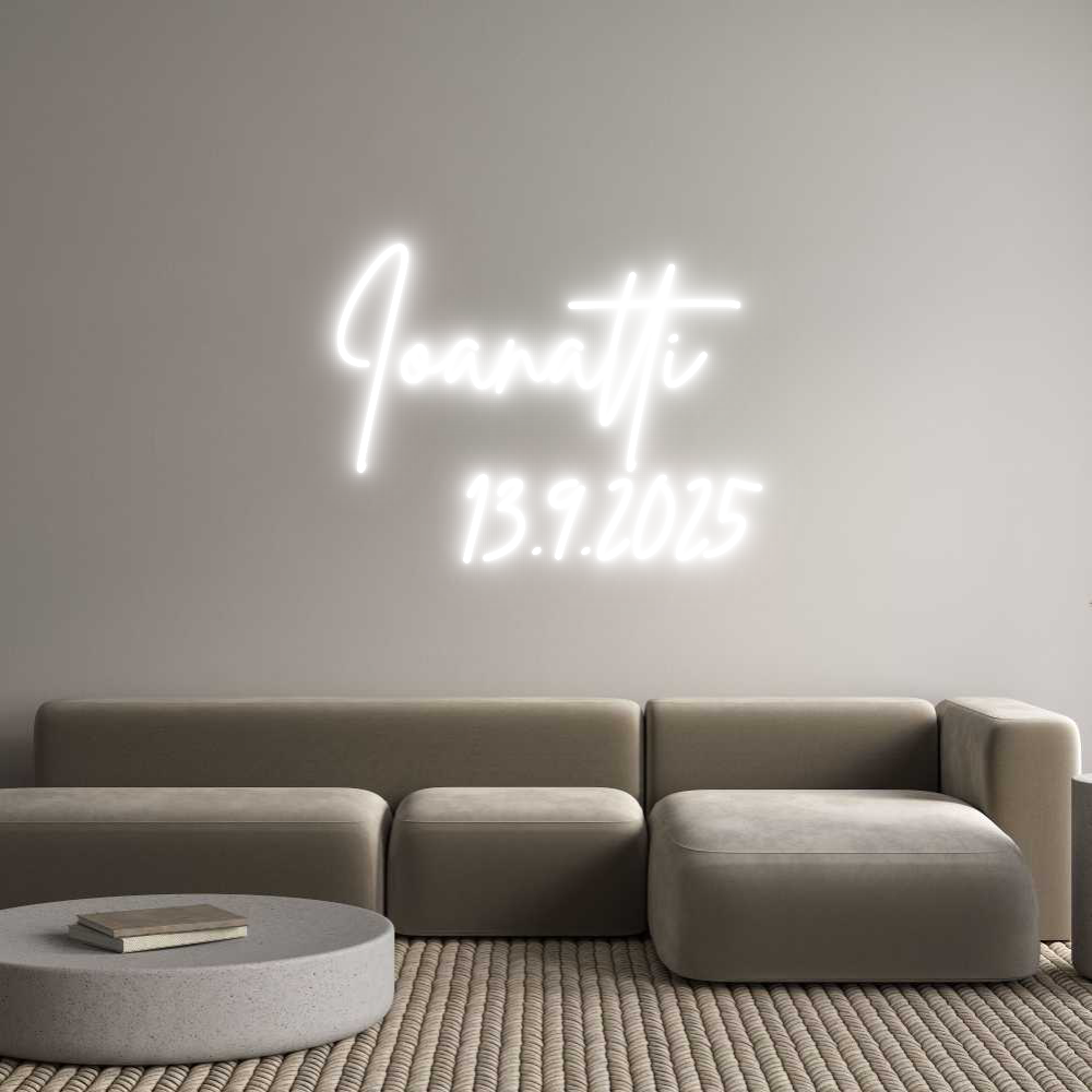 Konfigurator - Neon LED Clip - Personalisierter Indoor Schriftzug Ioanatti
   ...
