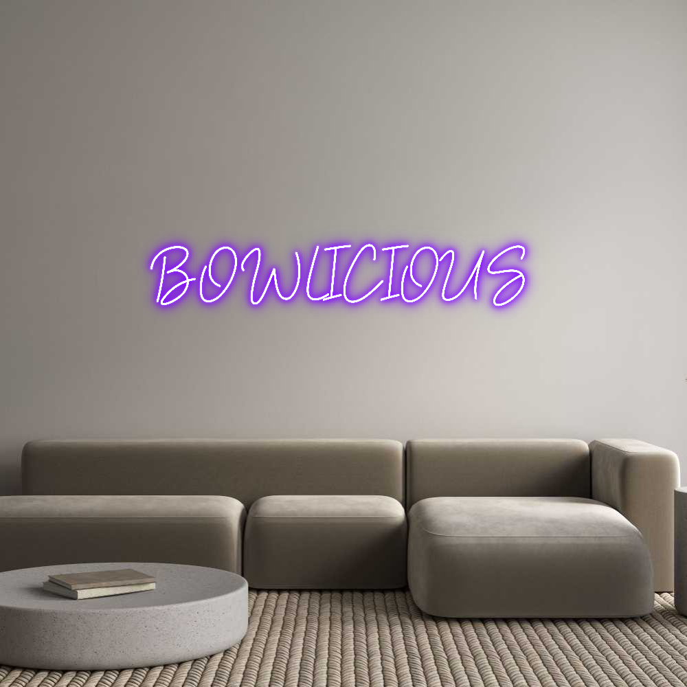 Konfigurator - Neon LED Flex - Personalisierter Indoor Schriftzug BOWLICIOUS