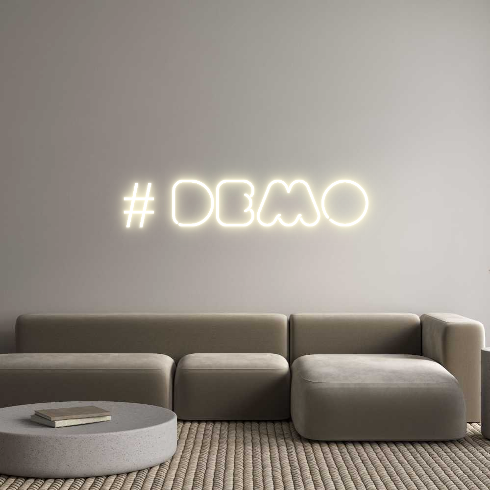 Konfigurator - Neon LED Clip - Personalisierter Indoor Schriftzug # DEMO