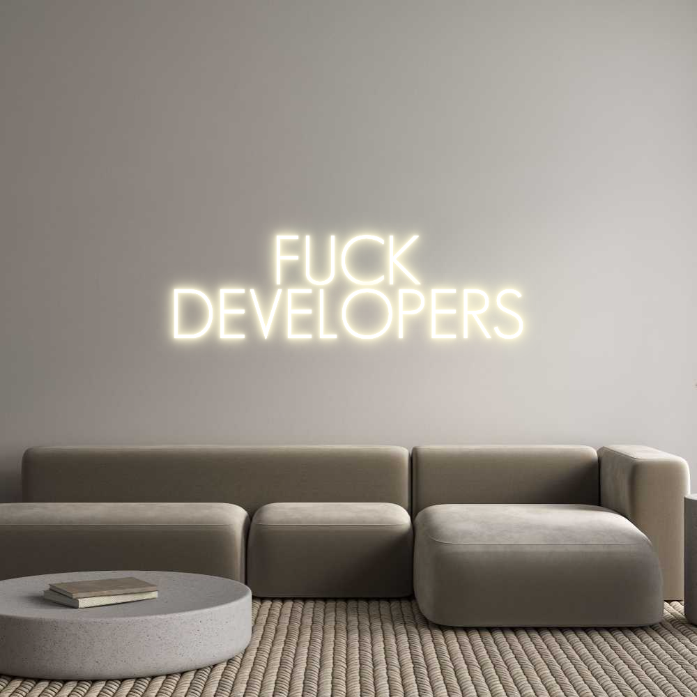 Konfigurator - Neon LED Clip - Personalisierter Indoor Schriftzug FUCK
DEVELOP...